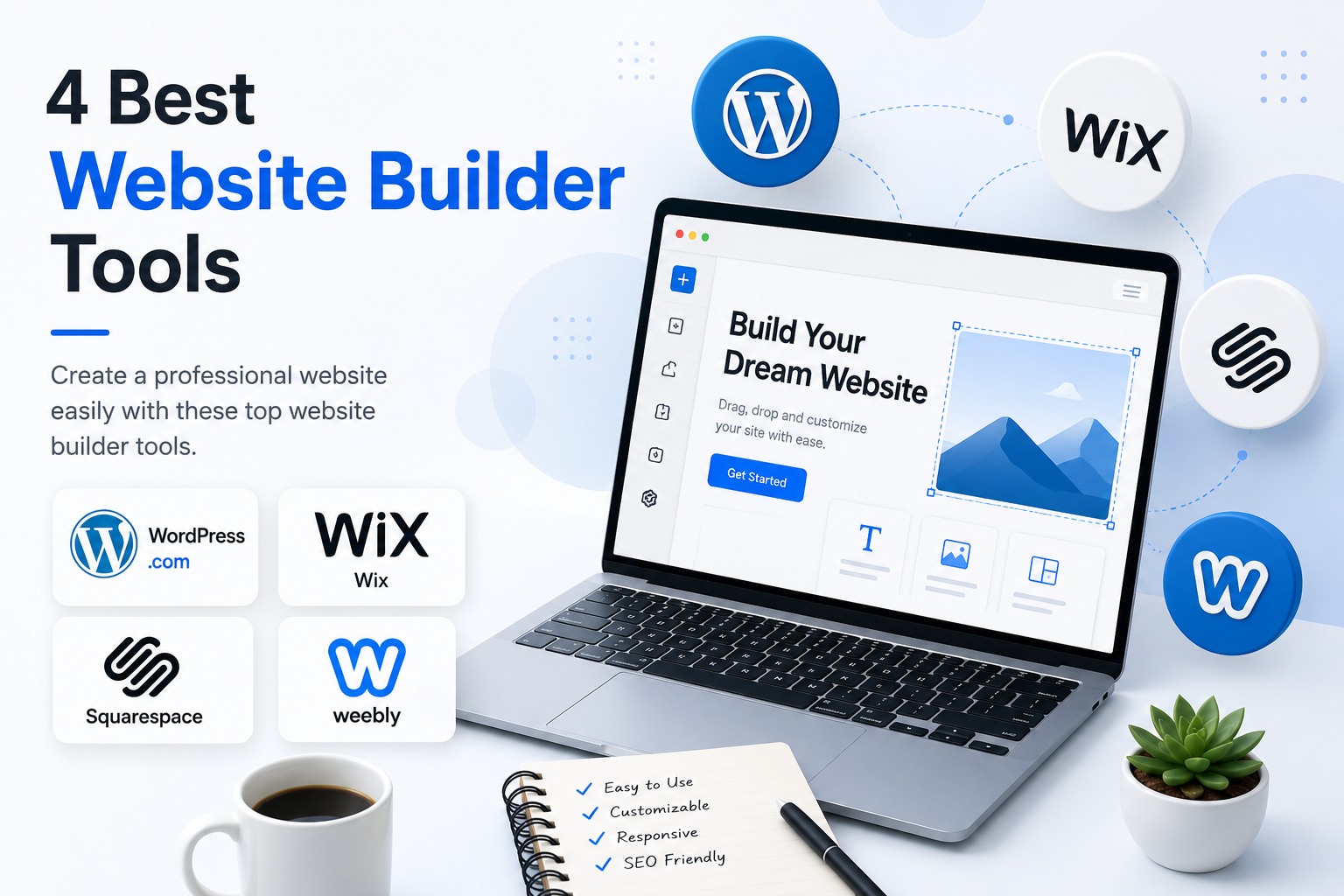 4 Best Website Builder Tools