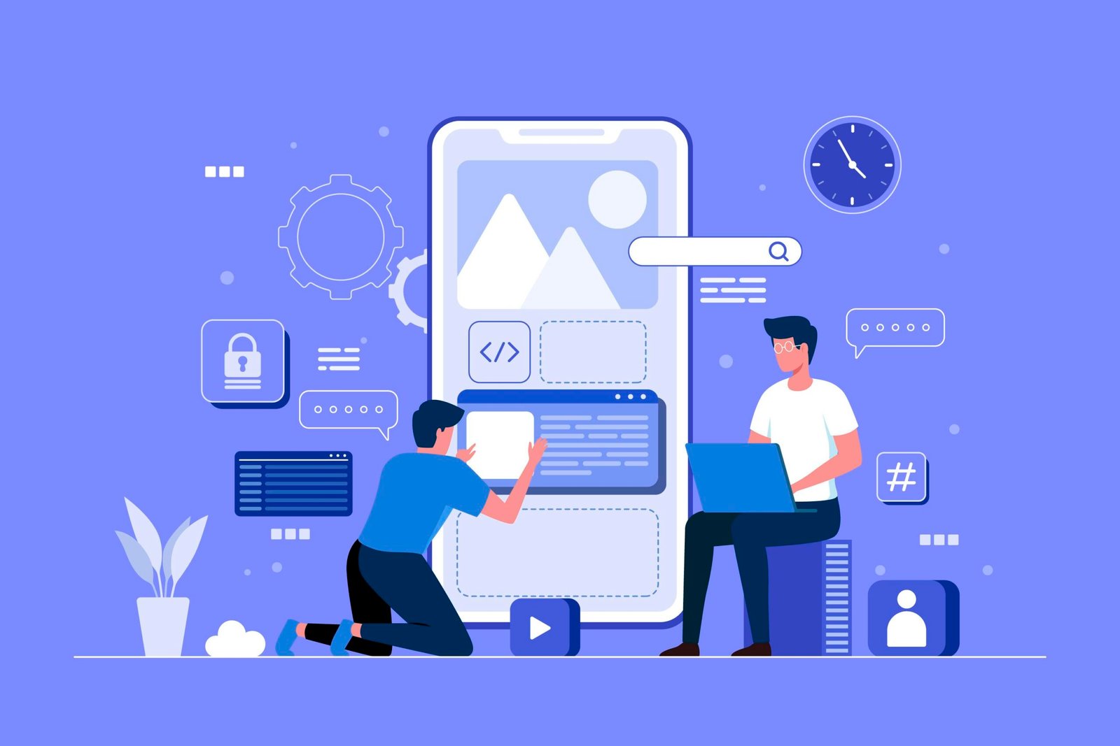 Mobile App screen