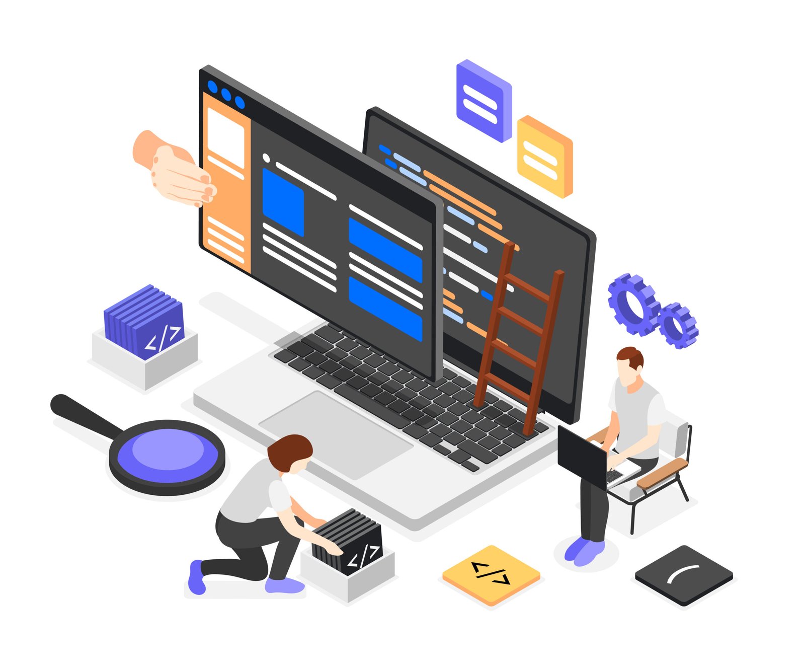 Web Development screen